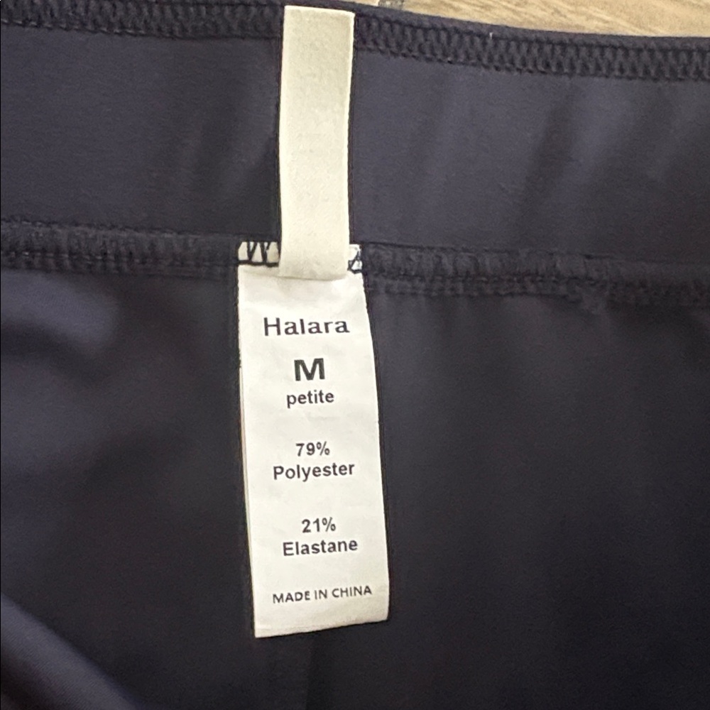 Halara Navy Blue Stretch Pull On Pants Womens Size M - Picture 4 of 7